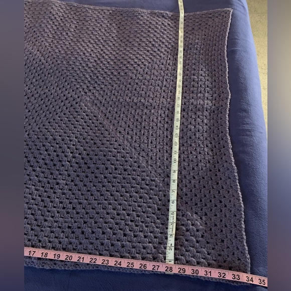 Lap, Stroller, Car, Bassinet, Crib Handmade Crocheted Blanket NEW - Picture 6 of 7